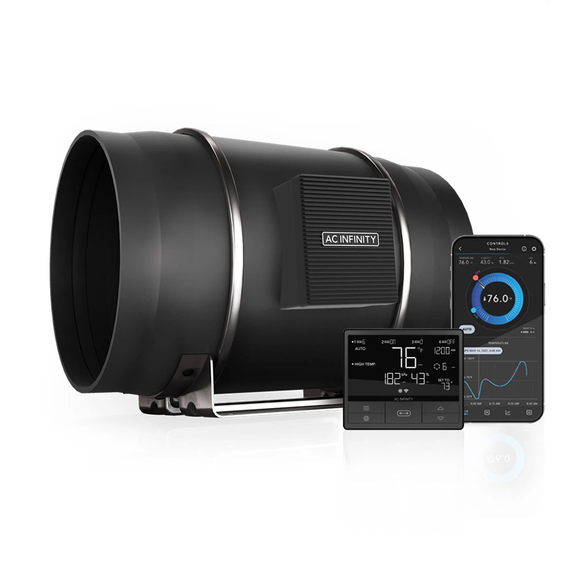 Cloudline PRO AC Infinity Quiet Inline Duct Fan with Controller 69 Pro