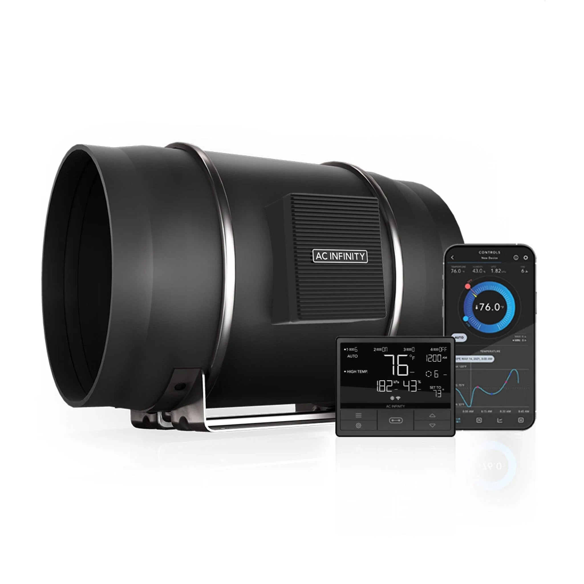 Cloudline PRO AC Infinity Quiet Inline Duct Fan with Controller 69 Pro