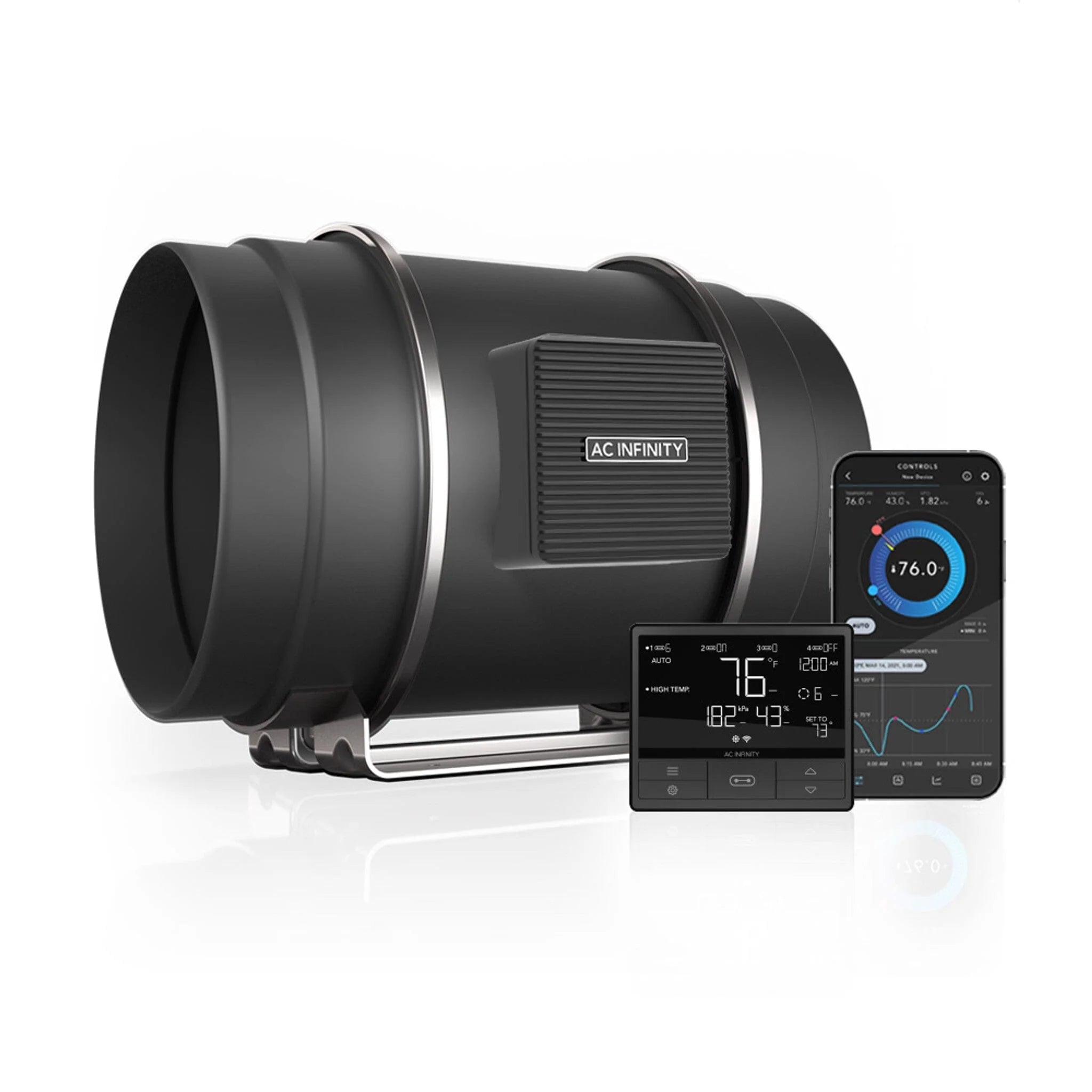 Cloudline PRO AC Infinity Quiet Inline Duct Fan with Controller 69 Pro