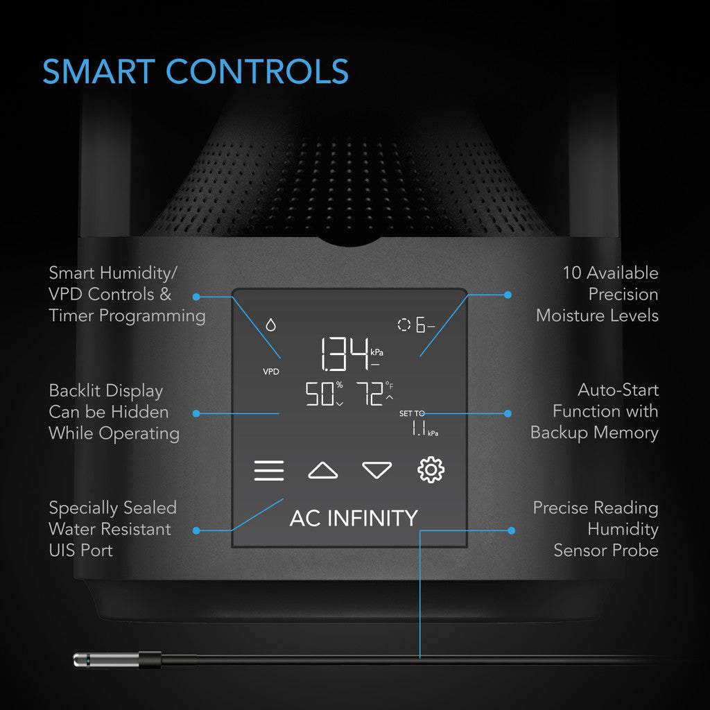 Cloudforge V2 Environmental Plant Humidifier Smart controls with targeted Vaporising